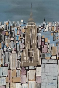 leopapp tecnica misto acrilico titolo Empire state building misure 48 ,5x 72 cm anno 2013  20131016_103537-1