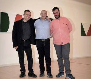 Leonardo Pappone - Leopapp - con Lorenzo Canova e Piernicola Maria Di Iorio curatori della mostra Made in Italy anno 2016 Campobasso